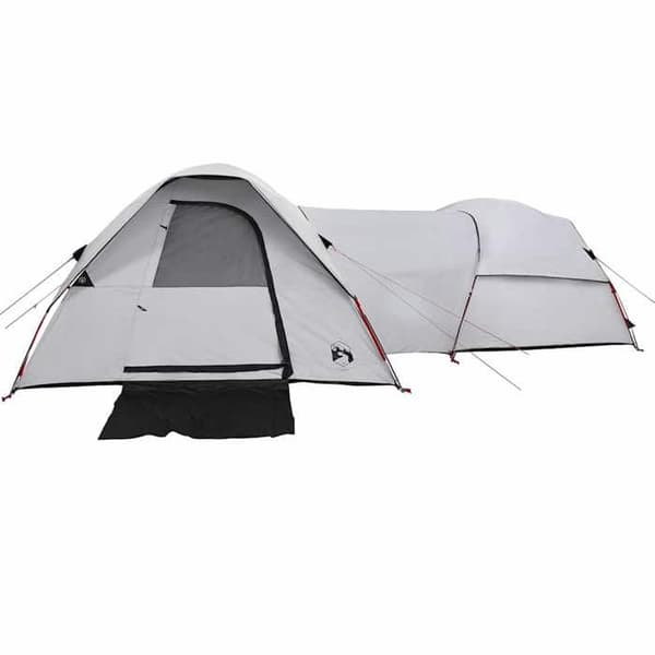 Camping telt - EKSKLUSIV HUS - 5 pladser - hvidt skygge lærred - vandafvisende PU - nem montering