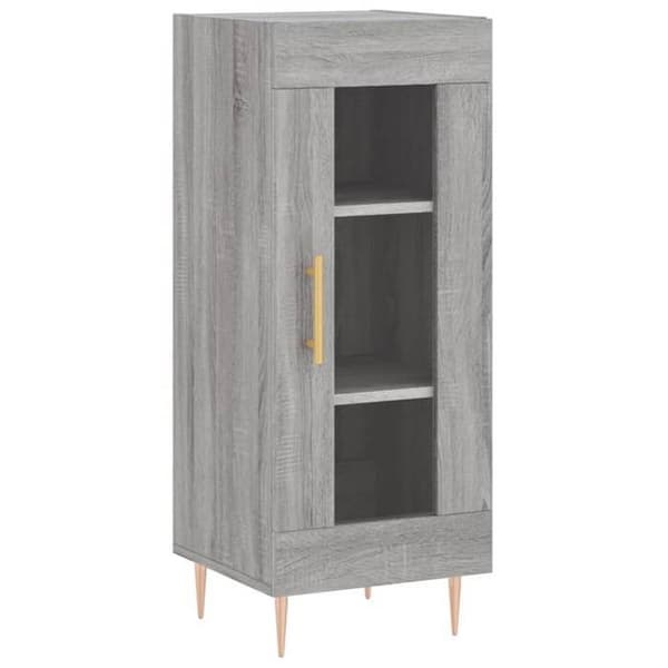 Maison Exclusive - Buffet Sonoma grå 34,5x34x90 cm Ingenjörsträ
