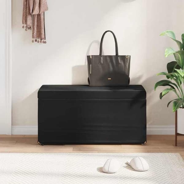 Taburet - EKSKLUSIV HUS - 81x41x40 cm - Uden ryg - Sort - Komposittræ Svart
