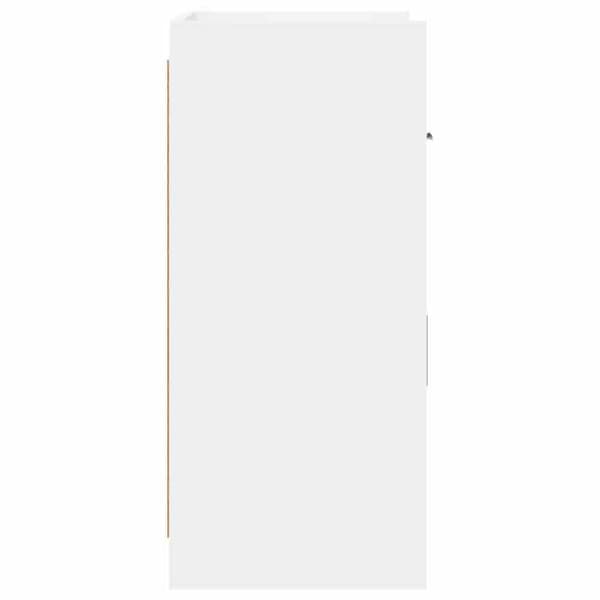 Maison Exclusive - Buffé Vit 75 x 36 x 80 cm Ingenjörsträ