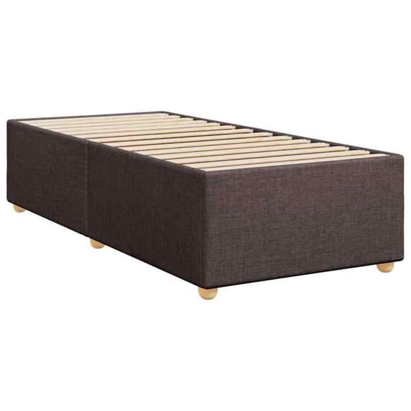 Sängram med madrass - EXKLUSIV HEM - Boxspring-säng - 100x200 cm - Mörkbrun - LED USB Mörkbrun