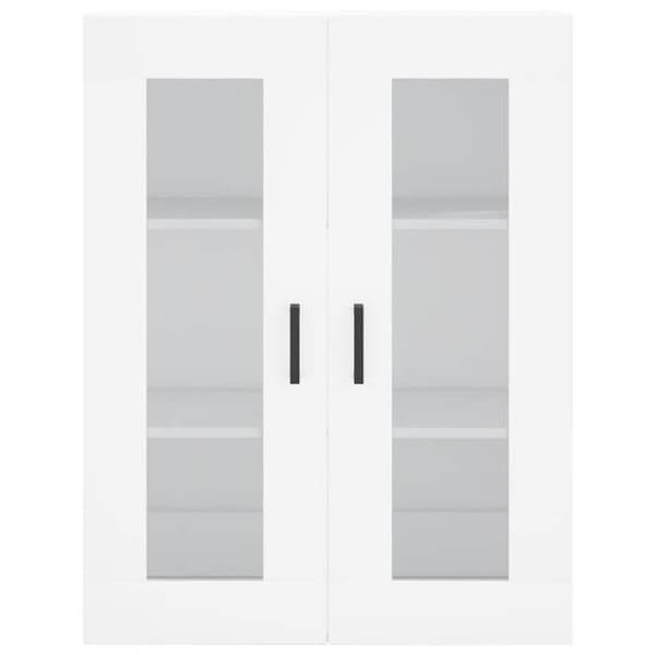 Maison Exclusive - Buffé hög Vit 69,5x34x180 cm Ingenjörsträ