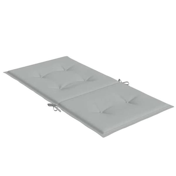 Maison Exclusive - Stolar med låg ryggstöd, 2-pack, ljusgrå blandning