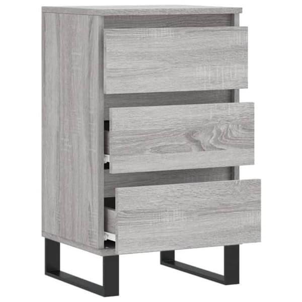 Maison Exclusive - Buffet sonoma grå 40x35x70 cm ingeniørtræ Sonoma grå