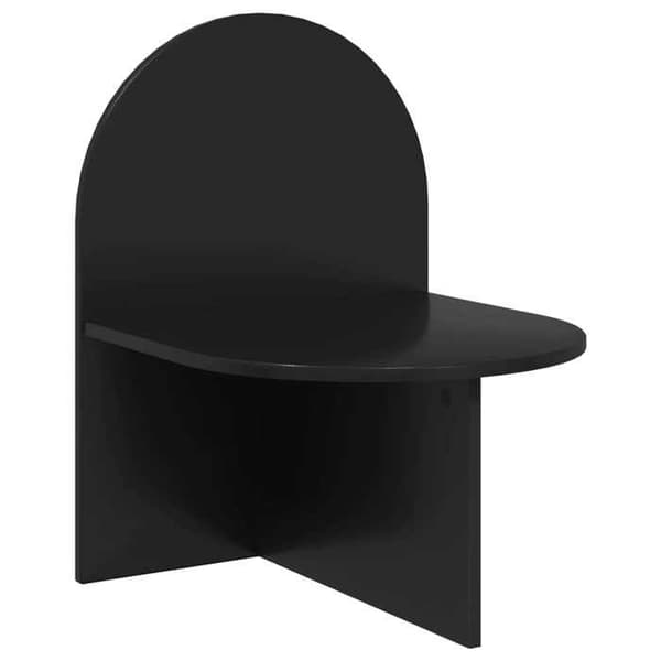Maison Exclusive - Natbord 2 stk Sort eg 48 x 49 x 65 cm