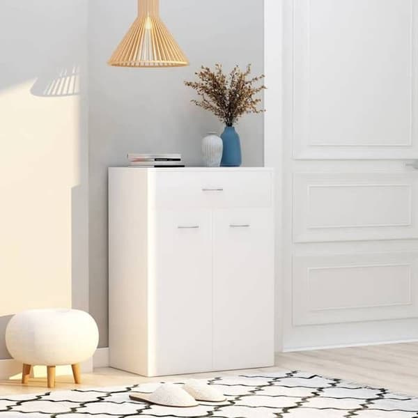 Maison Exclusive - Skoskåp Vit 60x35x84 cm Ingenjörsträ