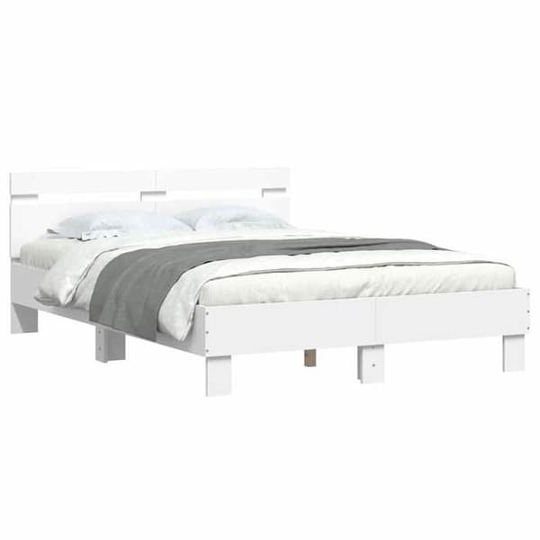 Maison Exclusive - Sengestel uden madras hvid 120x200 cm