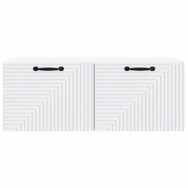 Maison Exclusive - Väggmonterad TV-möbel Vit 78,5 x 31 x 30 cm Ingenjörsträ Vit