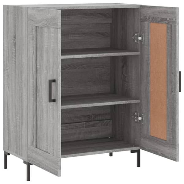 Maison Exclusive - Buffé Sonoma Grå 69,5x34x90 cm Ingenjörsträ
