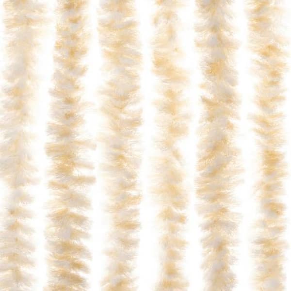 Maison Exclusive - Beige ja valkoinen hyttysverkko 90x220 cm chenille