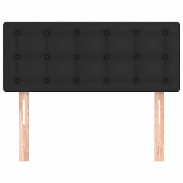 Maison Exclusive - Sort Hovedgærde 90x5x78/88 cm Simili-læder