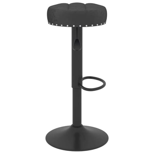 Maison Exclusive - Barstolar set om 2 svart sammet