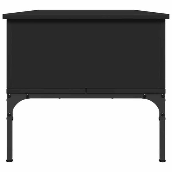 Bord - EKSKLUSIV HUS - 100 x 50 x 45 cm - Sort - Hævebordplade - Opbevaring med 2 rum Svart