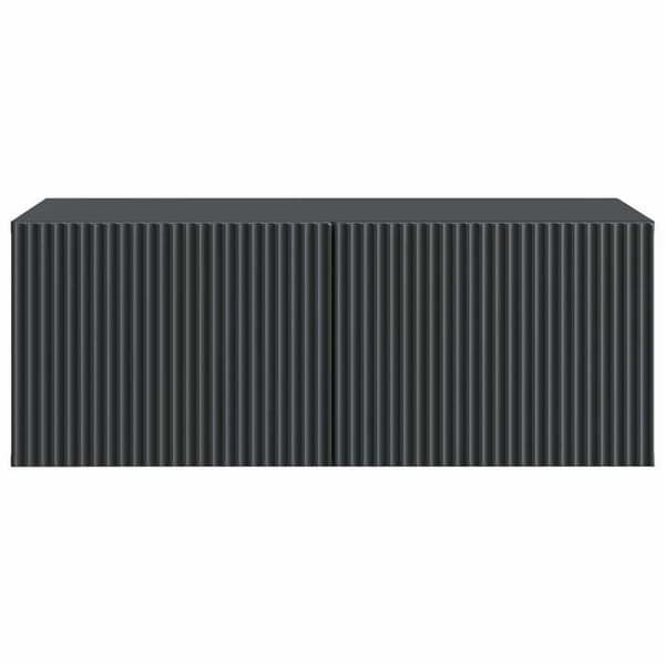 Maison Exclusive - Væghængt TV-møbel 78,5 x 41 x 30 cm Sort Ingeniørtræ