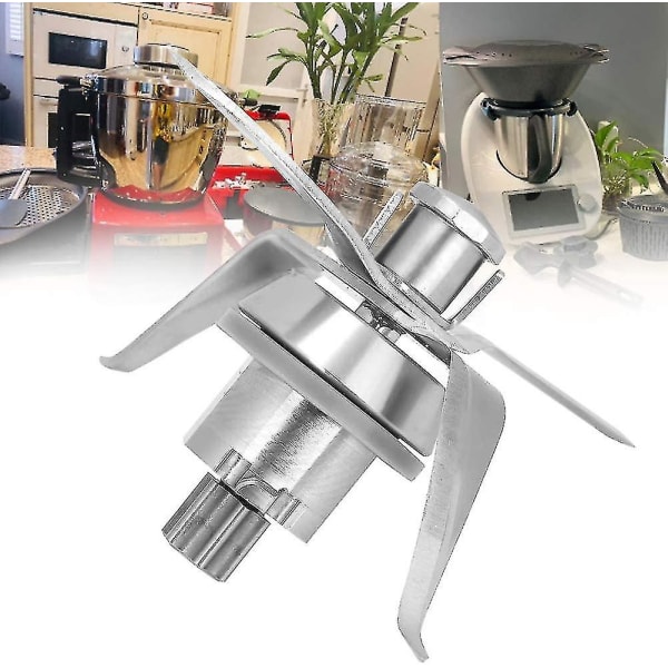 Reservekniv i rustfrit stål til blender, reservedele til blender, egnet til Vorwerk Thermomix TM21