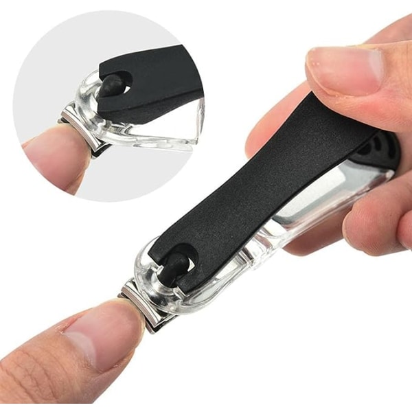 1 kpl 2-in-1 Grip 360 pyörivä kynsiviila kynsien leikkaamiseen ja kynsinauhojen sakset ja tarvikkeet manikyyri ammattilaisille