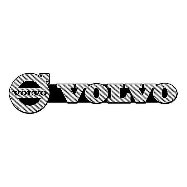 4 stk. Billadhesiver til Volvo - Lydklistremerker, interiørklistremerker, små dekorative klistremerker