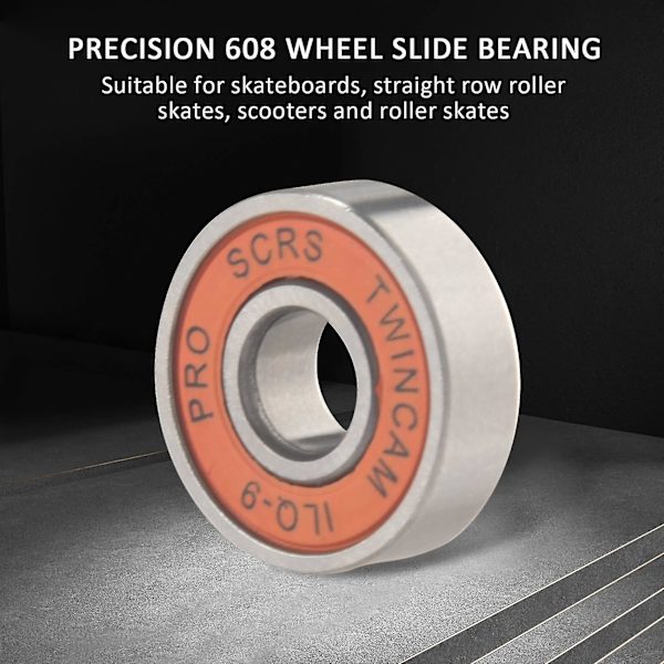 20 stk. 608 2rs kuglelejer, Ilq-9 højhastighedslejer til skateboards, inline-skates, scootere, ro