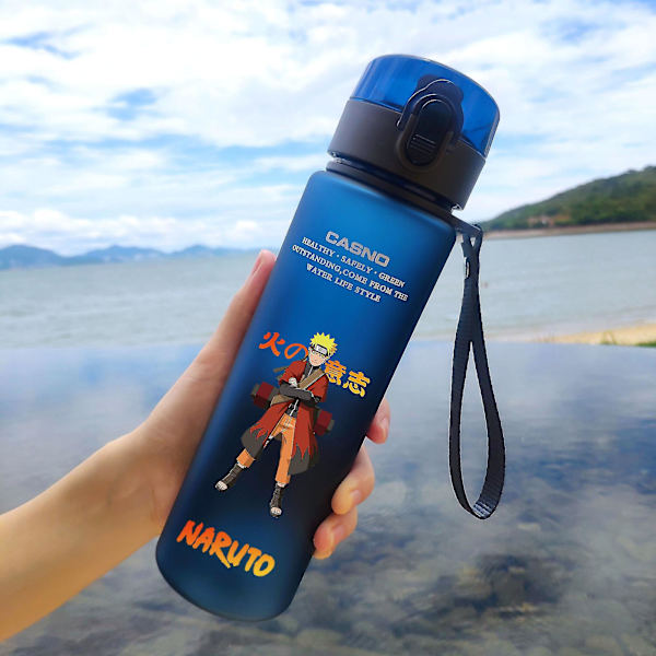 560ml Naruto Anime Barnkopp for Barn Kakashi Sasuke Akatsuki Sakura Itachi Student Plastflaske Bærbar Sportsvannflaske, naruto5