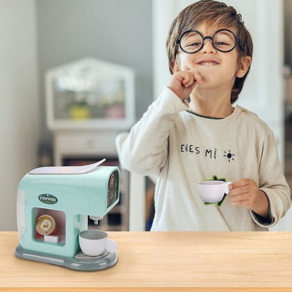 Min första kaffemaskin för barn köksleksak med ljus och ljud | Kökstillbehör för barn | Barnleksaker