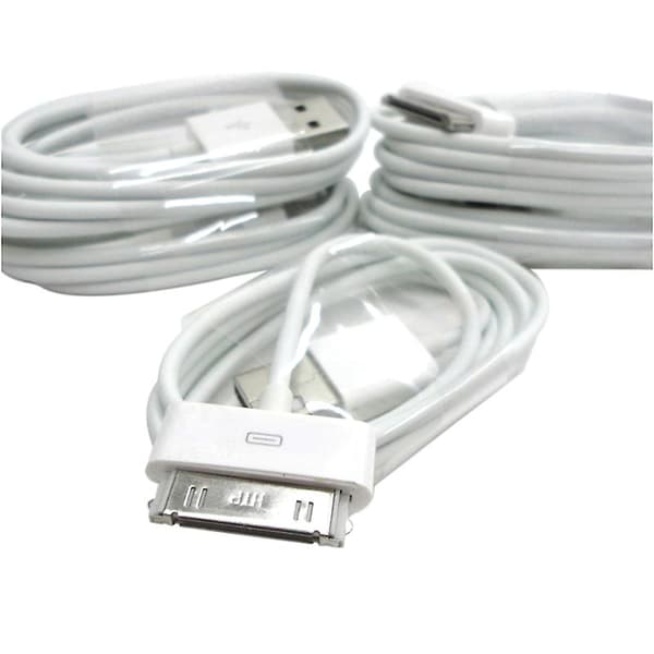 USB Synkroniseringsdata Ladekabel Strømkabel for iPhone 4/4S/3G/iPad