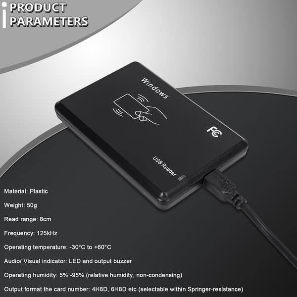 Usb Rfid Desktop Id-kortlæser Kontaktløs Kortlæser