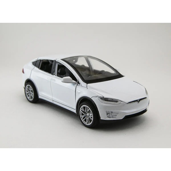 Bilmodell Tesla Model X Suv Alloy Simulering Leke, Barnegave