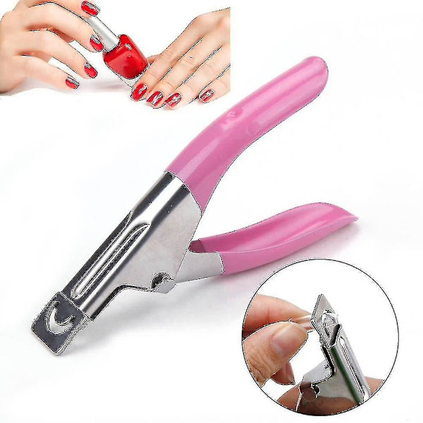 Falsk Negleklipper Professionel Negleklipper Ret Kant Akryl Negleklipper Spidser Manicure