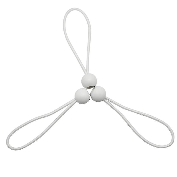 Tältband för utomhus, elastiska gummiband med boll, presenningfäste A (50 stycken)