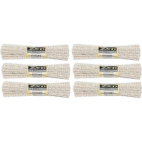 Zen Bundles Zen Pipe Cleaners Hard Bristle, 132 Count - 2 Pack