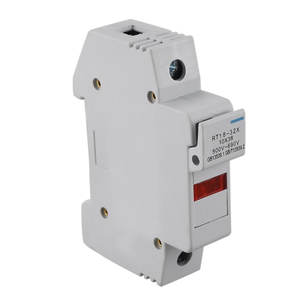 Rt18-32x Ac 32a 1-napainen 10x38mm Din-kiskoon asennettava sulake H