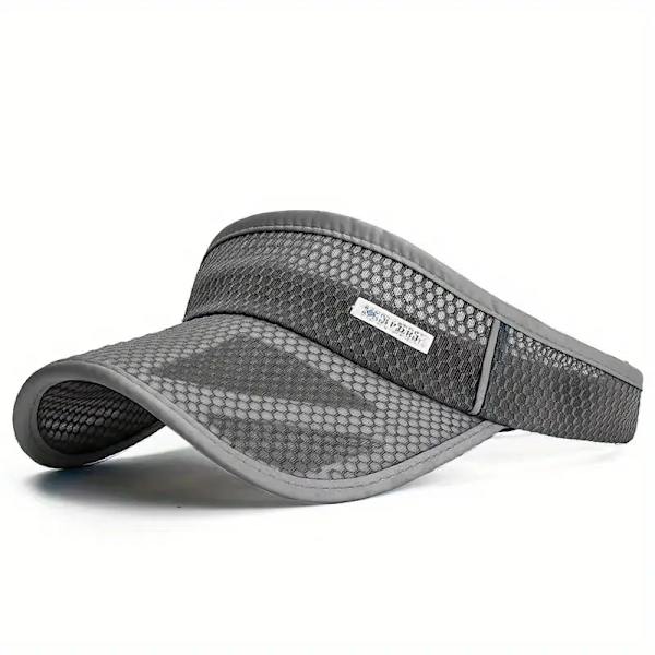 Unisex Åndbar Solbeskyttelse Visor Hat med Udvidet Skygge og Honeycomb Design
