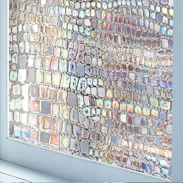 Spejl vinduesfilm Vinyl Selvklæbende reflekterende solfilm Privat vinduesfarve til hjemmet Blå Sliver Glas Stickers