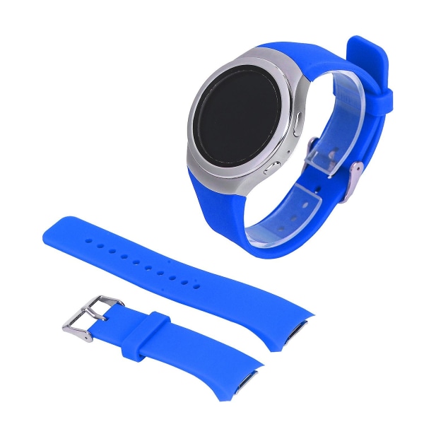 Urremme for Gear S2 -720 Myk silikon for Gear S2 Sm-r720 Erstatningsrem Svart