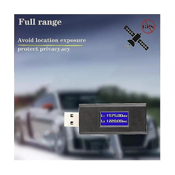 Bil GPS Signal 1555-1580mhz GPS+Beidou Dual-channel Signal Detektor Beskyttelse af personlige oplysninger Anti-interferens