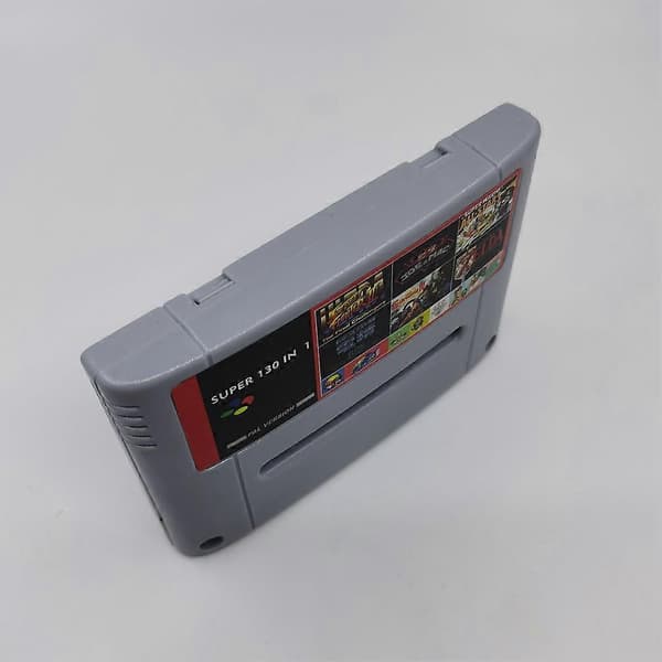 Super 130 i 1 Spil Spilkort til SFC 16 Bit Spillekonsol