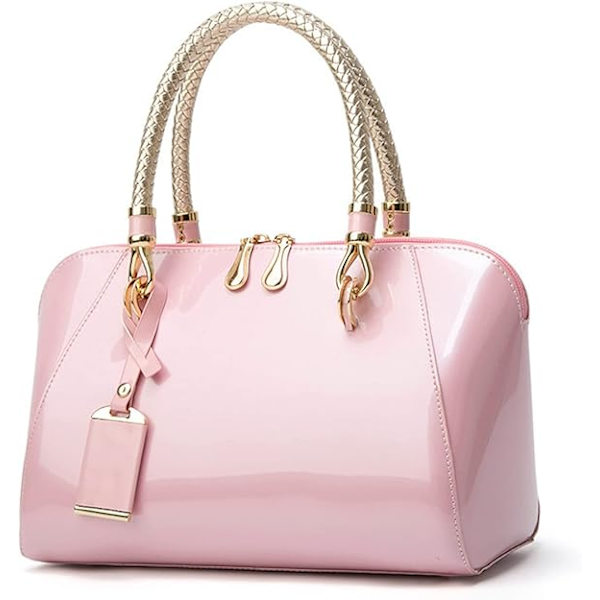 Fashion damväskor i lackläder, designerhandväskor, axelväskor, crossbodyväskor, eleganta clutchväskor för kvällen