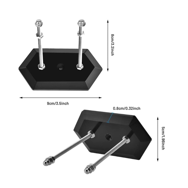 2 stk. Skateboard Opbevaring Med Flydende Effekt Holdbar Skateboard Vægmontering Skateboard Display Hanger Skateboard