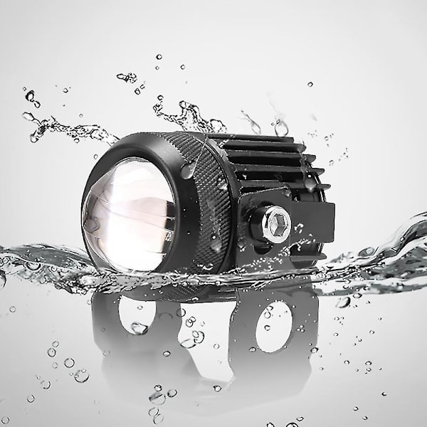 2-pack Motorcykel LED-körljus Aux Spotlight Kompatibel med Jeep E-cykel Traktor Pickup Truck A