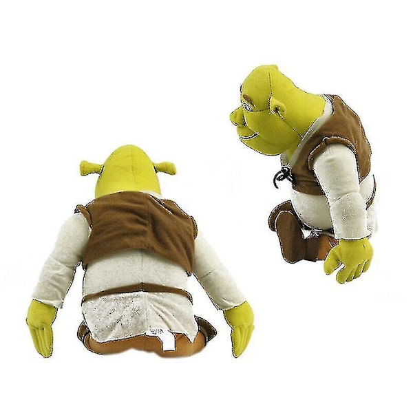 Plushleksak med Shrek-monster i tecknad stil, mjukt stoppat djur, docka, födelsedagspresent till barn, ny