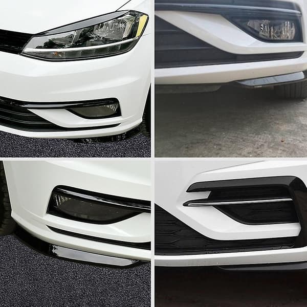 For Golf 7.5 7.5 2018-2020 Bil Front Bumper Lip Spade Side Surround Spoiler