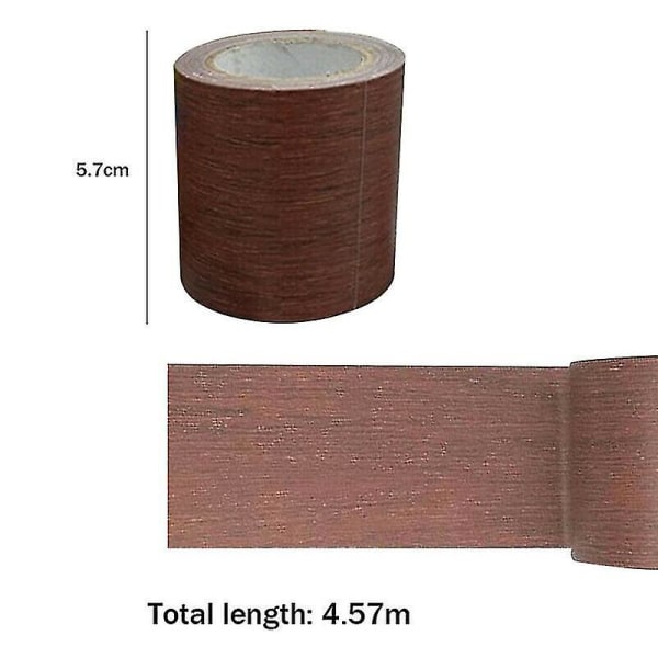 4,57 m/rulla Realistinen puunsisäinen korjausliimanauha 7 väriä huonekaluliimalaitteisto kodin huonekalujen hoito, kunnostus