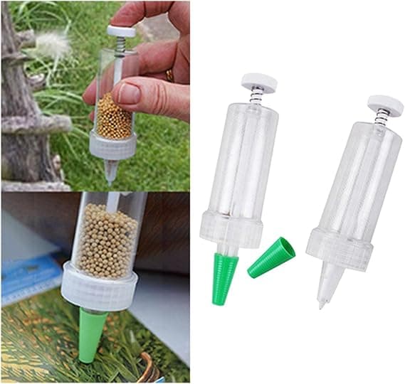 2-pack Såddverktyg, Manuell Planteringsdispenser, Handgräddare för Små Grönsaker