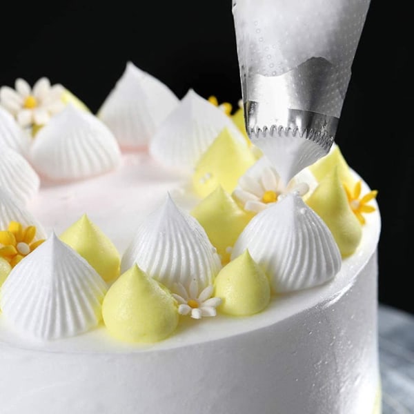 4 stk. Trådspidser, Rustfrit Stål Isningsdysser til Konditori Fondant Værktøjer