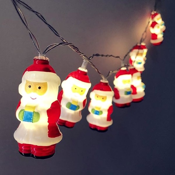 Glødepærer til Glow in The Dark Lyskæde LED Julelyskæde Juletræ Ferielys Dekoration til Hjem Fest Have Indendørs og Udendørs