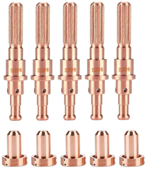 5 stk. 9-8215 Holdbare Elektroder + 5 stk. 9-8210 Dysespids til Thermal Dynamics SL60/100 Plasmatorch
