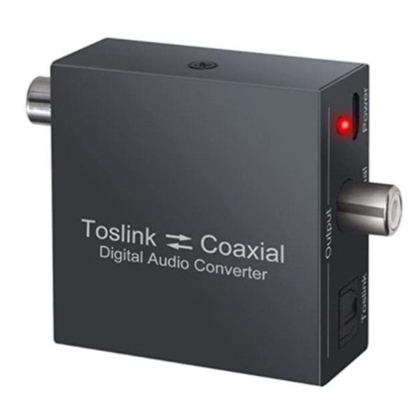 Tvåvägs Koaxialomvandlare, Optisk Spdif Toslink till Koaxial Toslink och Koaxial till Optisk Sp