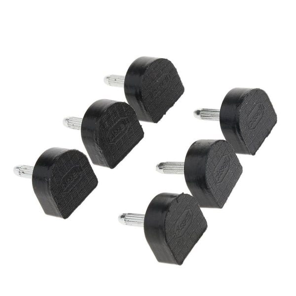 3x3 Par Hælspidser Taps Sko Reparation Udskiftning Døvler Puder 14x14mm Sort