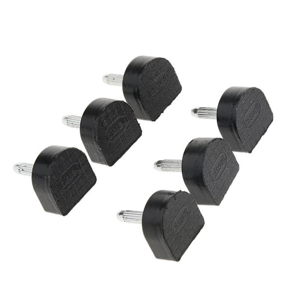 3x3 Par Høyhæltips Taps Sko Reparasjon Utskifting Plugger Puter 14x14mm Svart