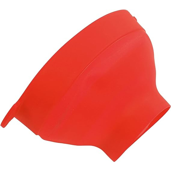 Silikon Mikrovågsugns Popcorn-Poppare, Mikrovågsugns Popcorn-Skål med Transparent Lock och Handtag Vikbar Silikon Popcorn-Maker för Hemmet (Röd)